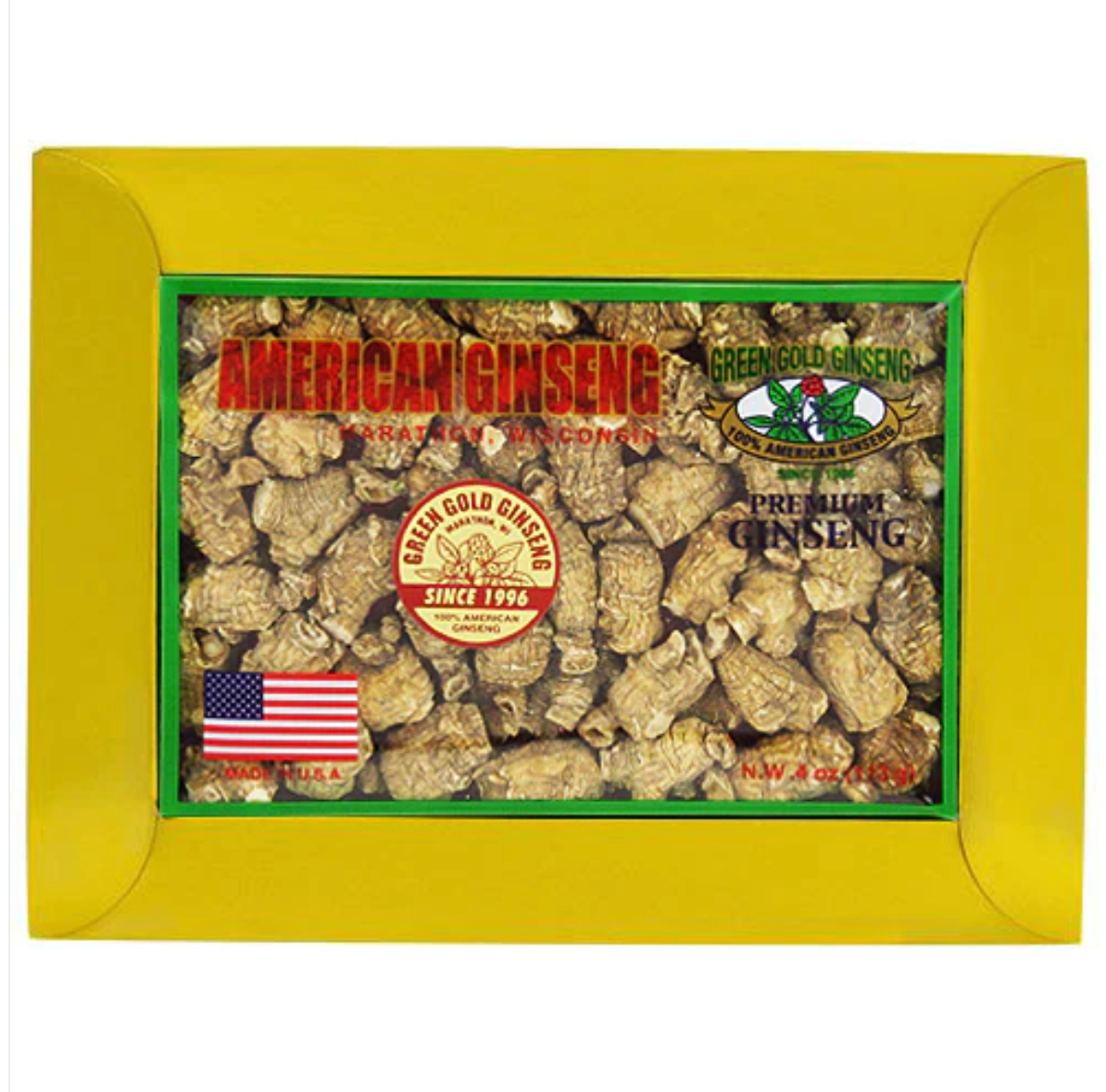 Bullet American Ginseng Caja Mediana Pequeña de 4oz