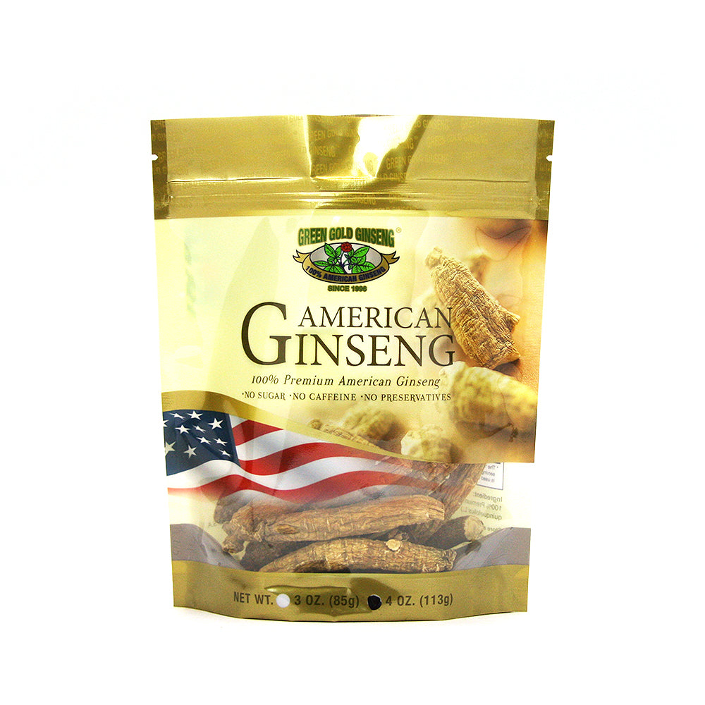Ginseng Americano Largo Ginseng Americano Mediano Bolsa de 4oz