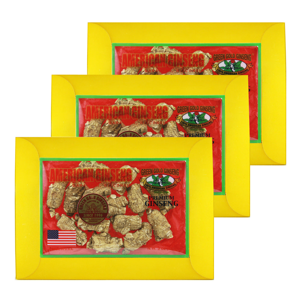 Corto Ginseng Americano Extra Grande 3oz x 3